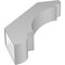 Ekena Millwork 5 1/2-in. W x 28-in. D x 36-in. H Olympic Architectural Grade PVC Knee Brace BRCP055X28X36OLY - alternate 6